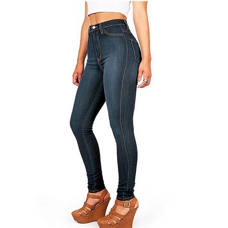 High-waisted Stretch Jeans