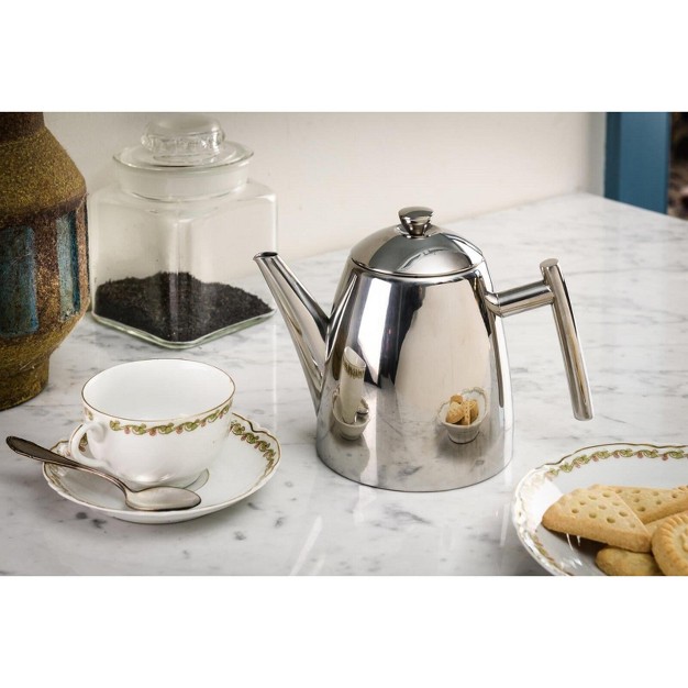 Frieling Primo Teapot W Infuser Mirror Finish 14 Fl Oz Stainless Steel