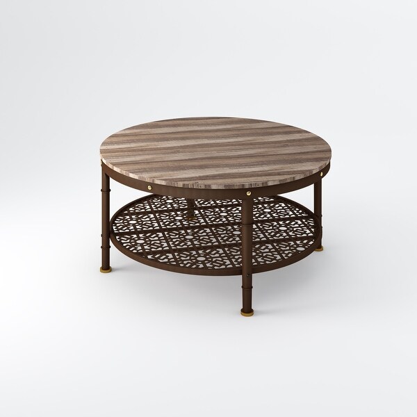 Davee 36 inches Round Coffee Table - 36*36*18 inches