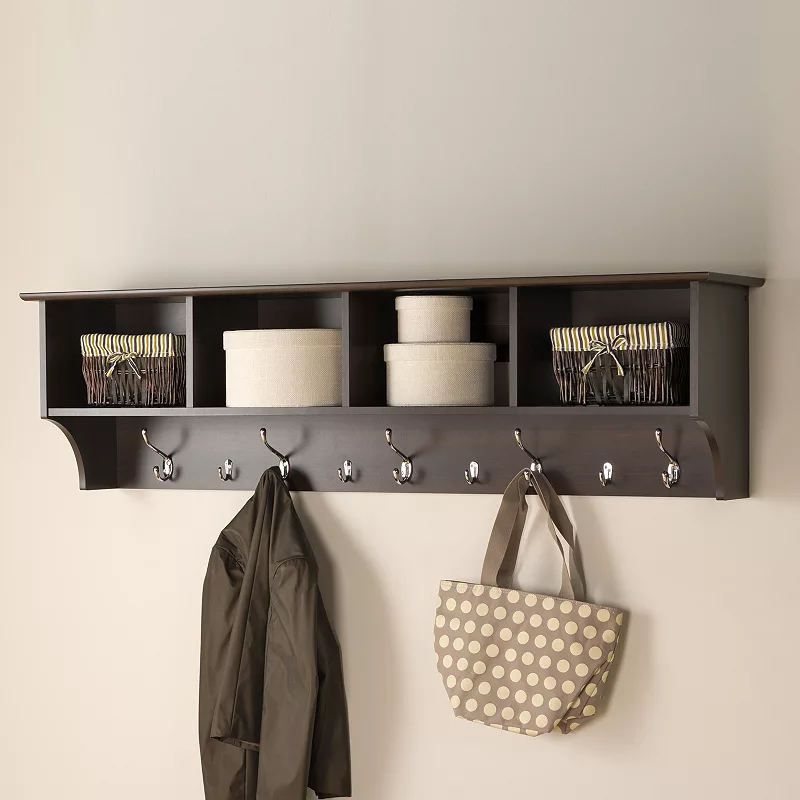 60-in. Entryway Cubby Shelf