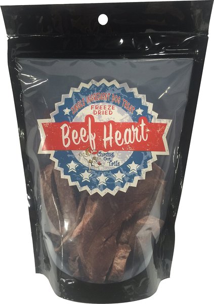 Chasing Our Tails Single Ingredient Beef Heart Freeze-Dried Dog Treats