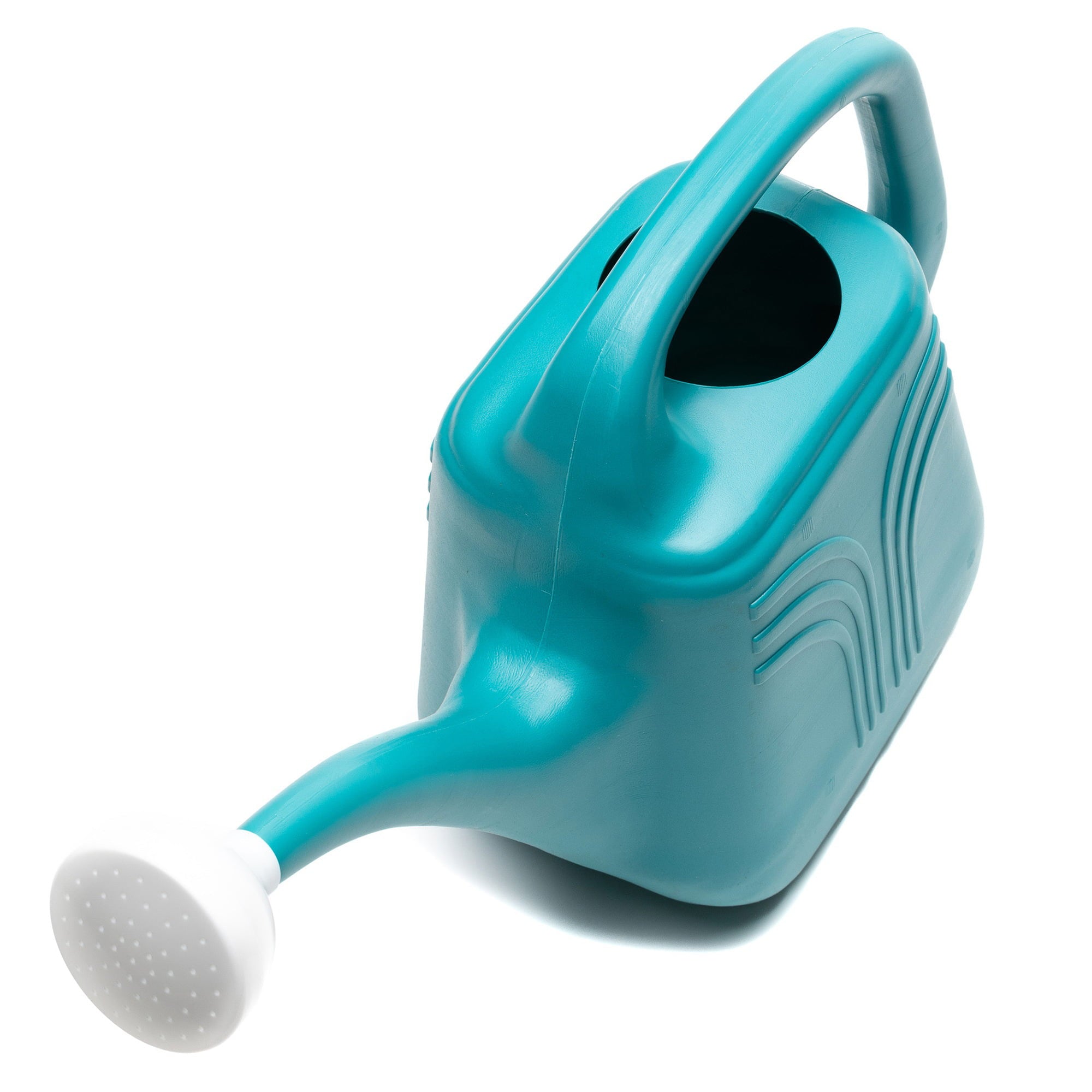 Bloem Classic Watering Can: 2 Gallon Capacity - Bermuda Teal - Durable Resin， Removable Nozzle Spout， Easy to Handle， Wide Mouth， For Indoor and Outdoor Use， Gardening