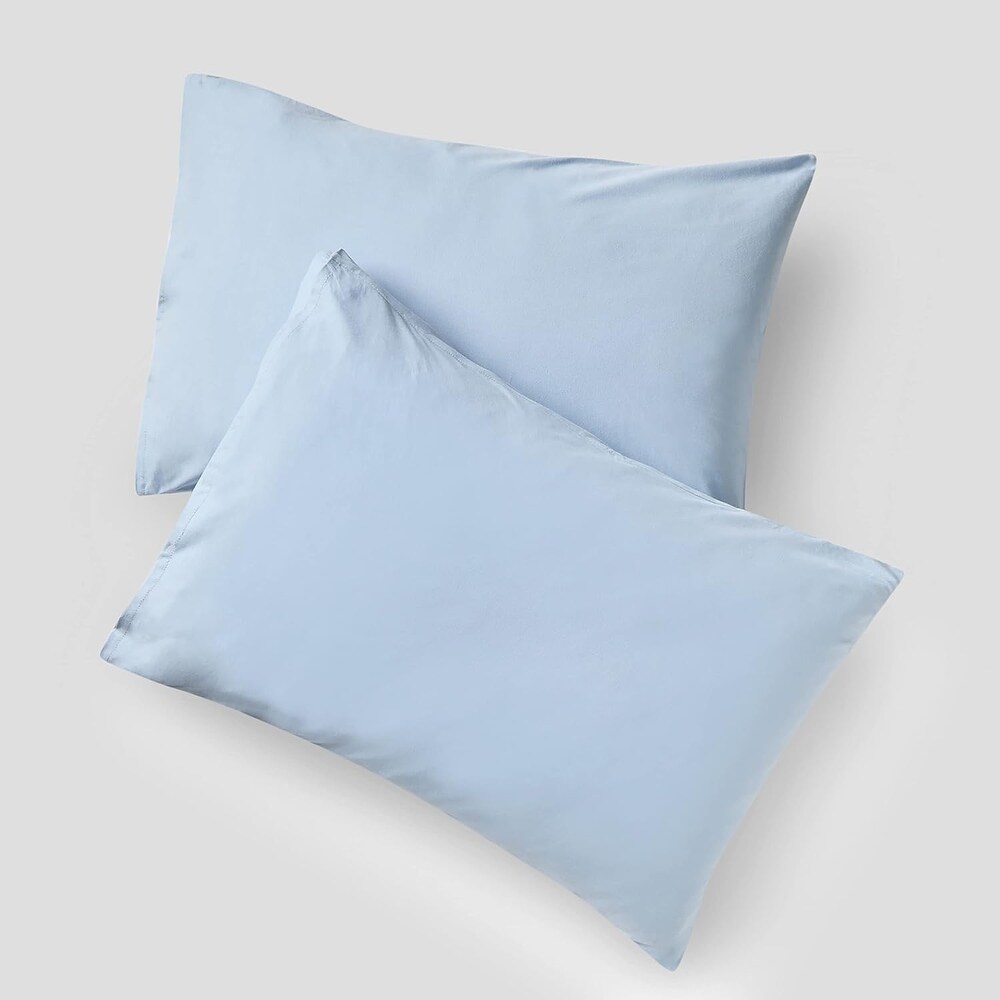 Shuteye Supply Cozy Classic Cotton Pillowcase Set (20W x 30L)  Blue