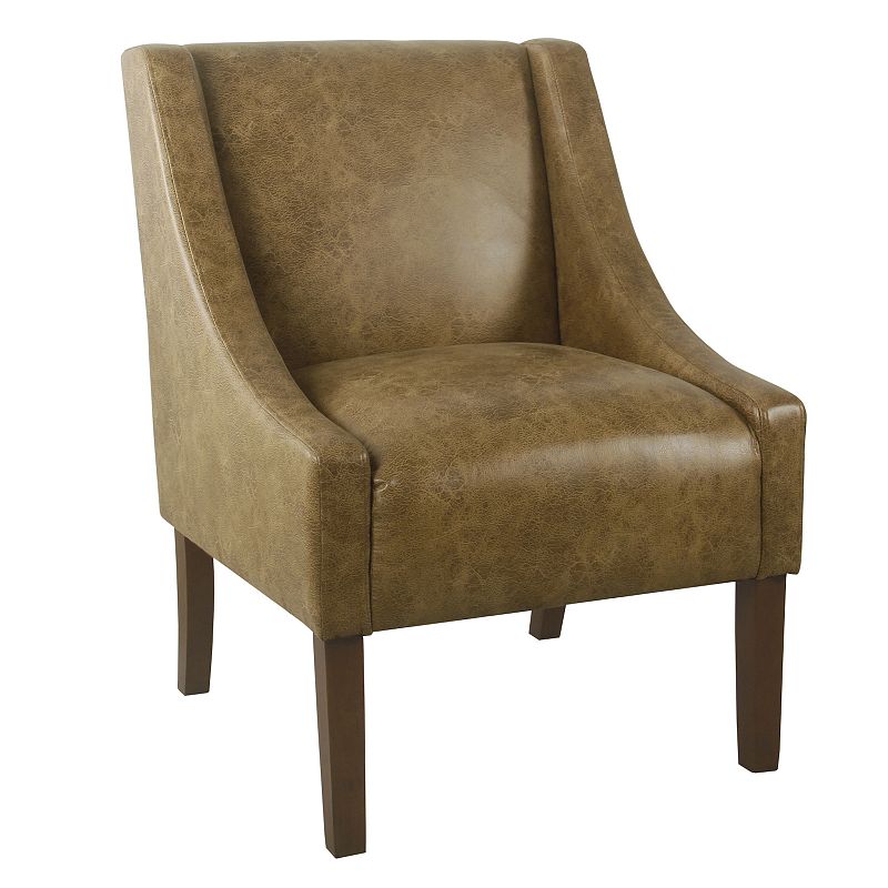 HomePop Modern Swoop Accent Chair