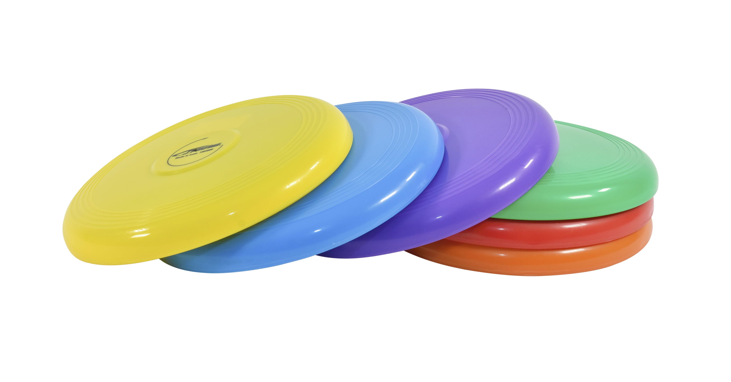 Sportime Flying Discs, 9 Inches, Assorted Colors, Set of 6