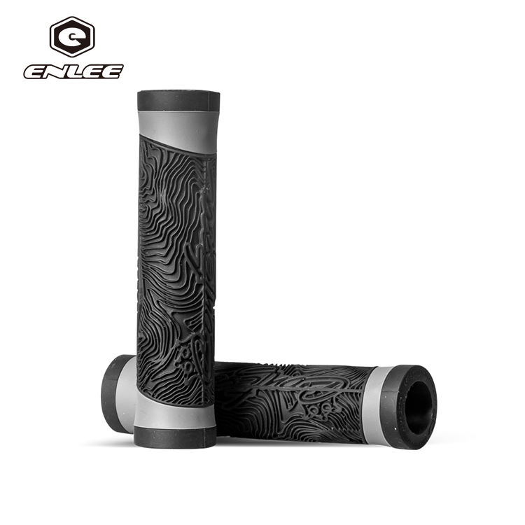 New  Colorful Mountain Road Bicycle Handlebar Grips Ergonomic Non slip Silicone Rubber Bike Handle Bar Grips