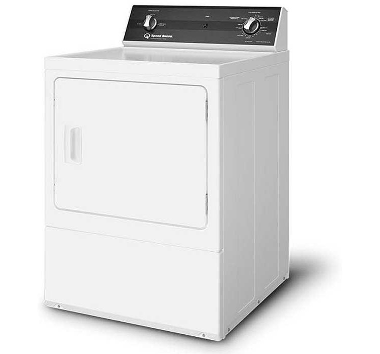 Speed Queen ADA 7 Cu. Ft. White Sanitizing Gas Dryer