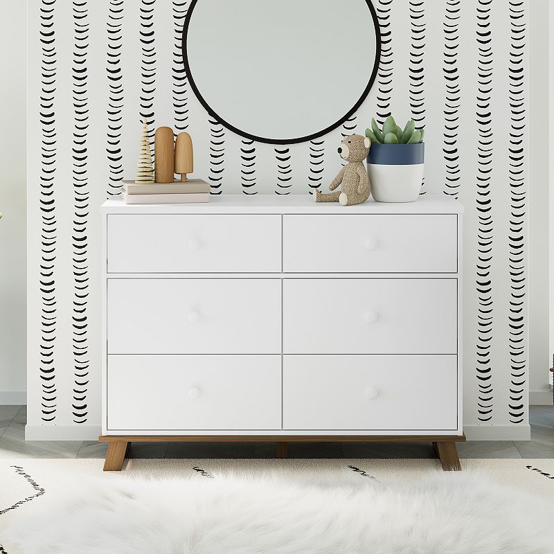 Storkcraft Modern 6 Drawer Dresser