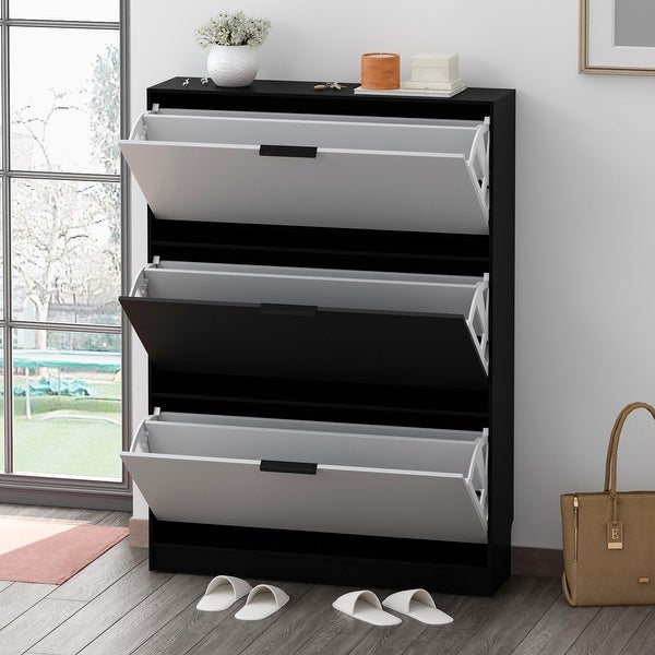 3-Tier Shoe Storage Cabinet - - 34181354