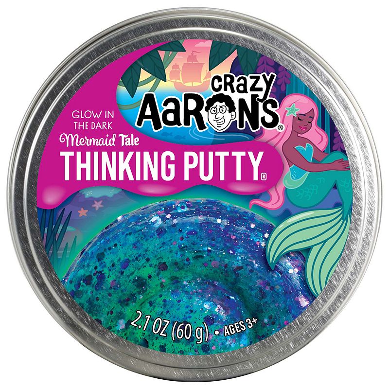 Crazy Aarons Mermaid Tale Glowbrights Thinking Putty