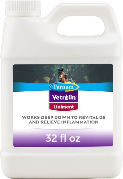 Farnam Vetrolin Sore Muscle and Joint Pain Relief Horse Liniment Concentrate