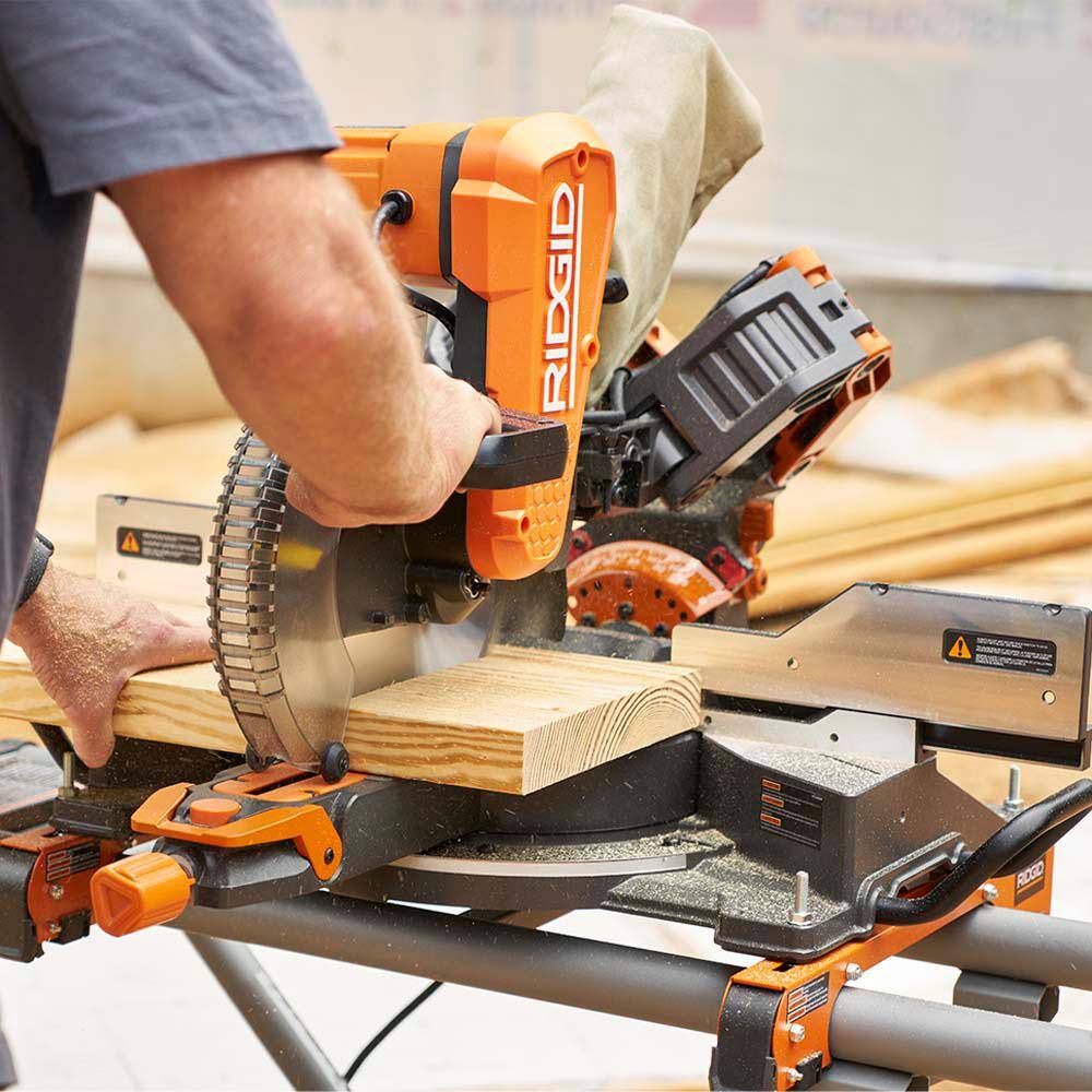 RIDGID 10 in. Dual Bevel Sliding Miter Saw R4241