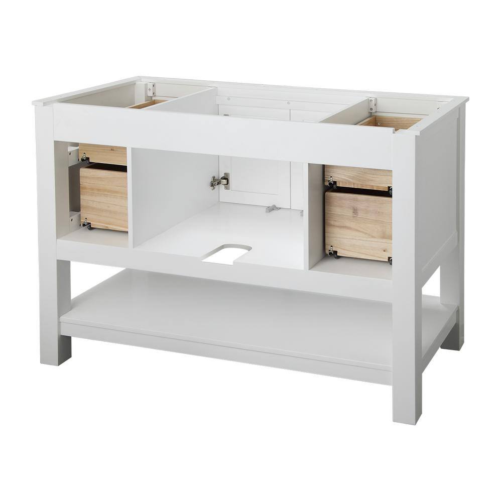 Home Decorators Collection Gazette 48 in. W Bath Vanity Cabinet Only in White GAWA4822D