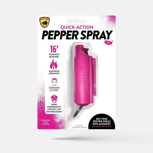 Guard Dog Security Quick Action Pepper Spray Pink