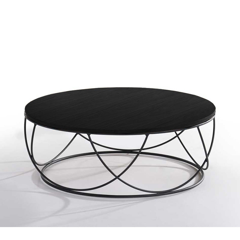 ANYA Round Coffee Table 80cm - Black