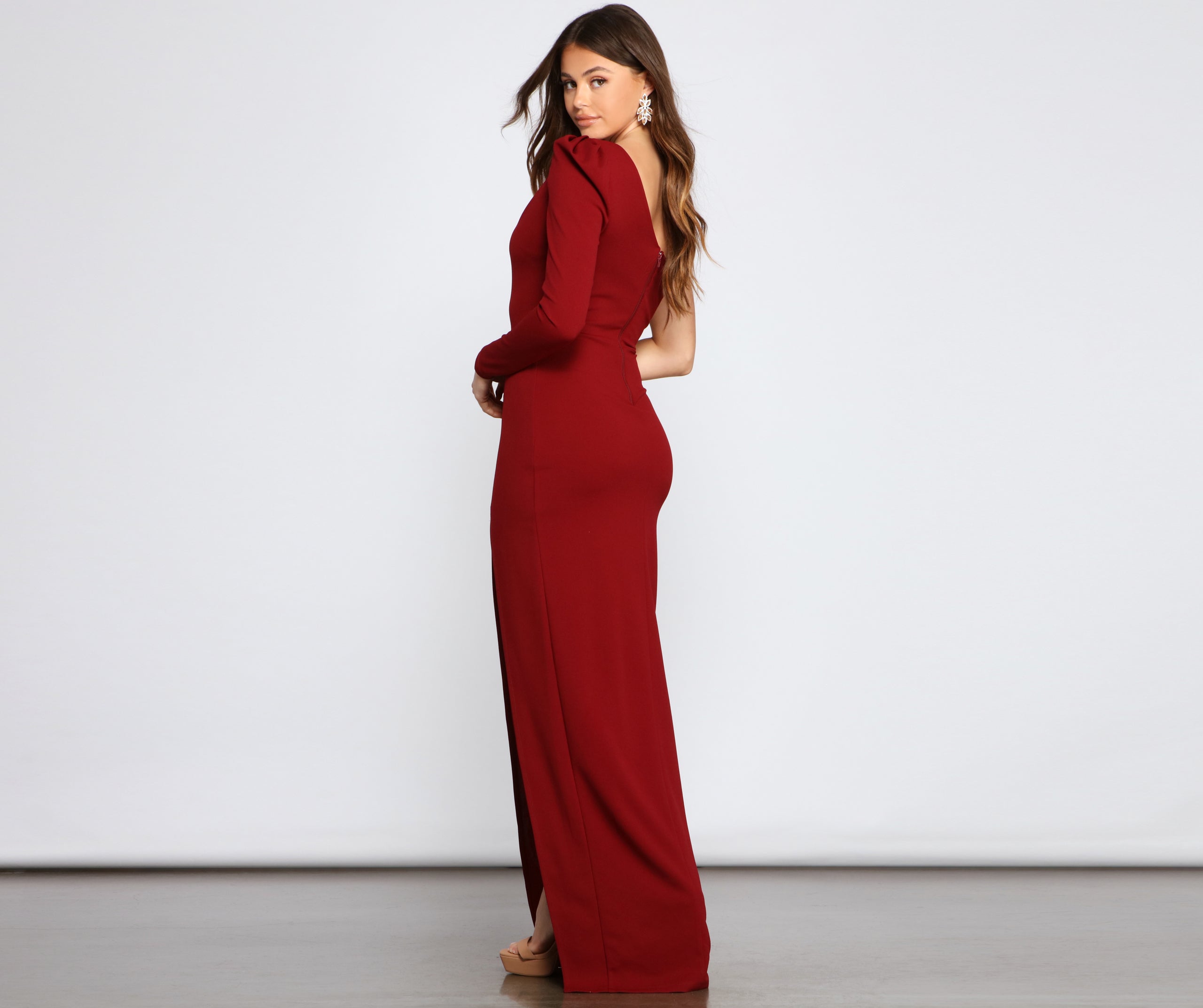 Kimberly One-Shoulder Formal Dress