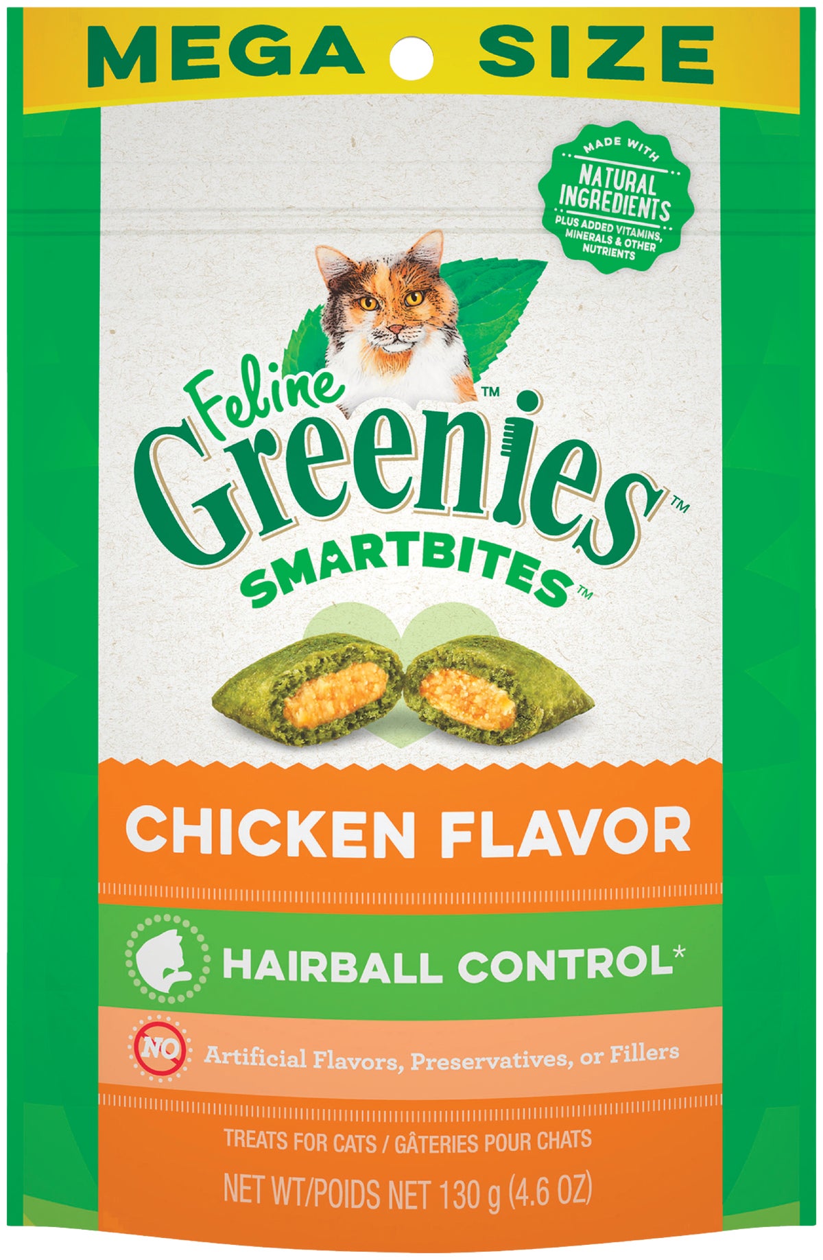 Greenies SmartBites Hairball Control Cat Treats 4.6 Oz.