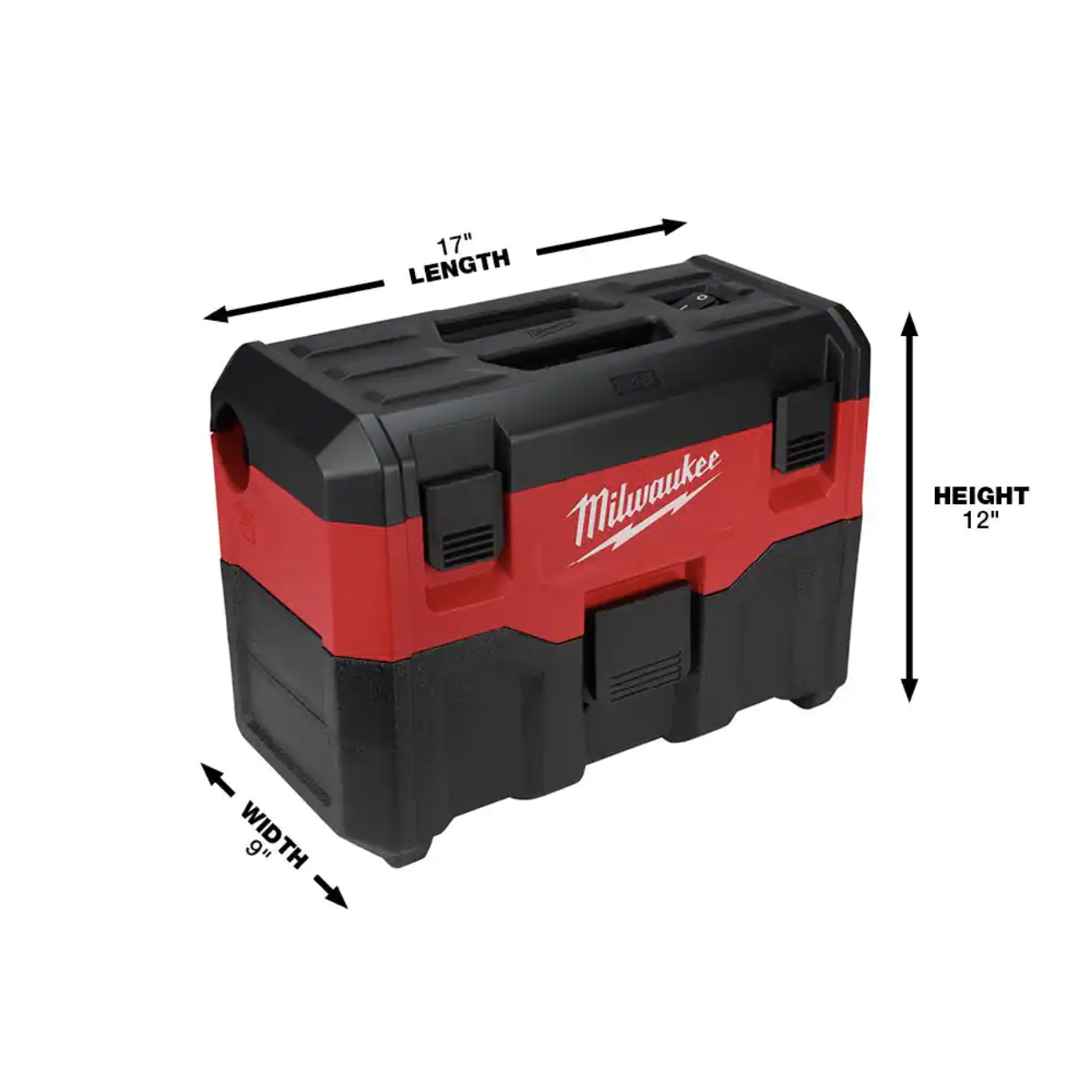 Milwaukee M18 18-Volt 2 Gal. Lithium-Ion Cordless Wet/Dry Vacuum w/AIR-TIP 1-1/4 in. - 2-1/2 in. (3-Piece) Crevice and Nozzle Kit