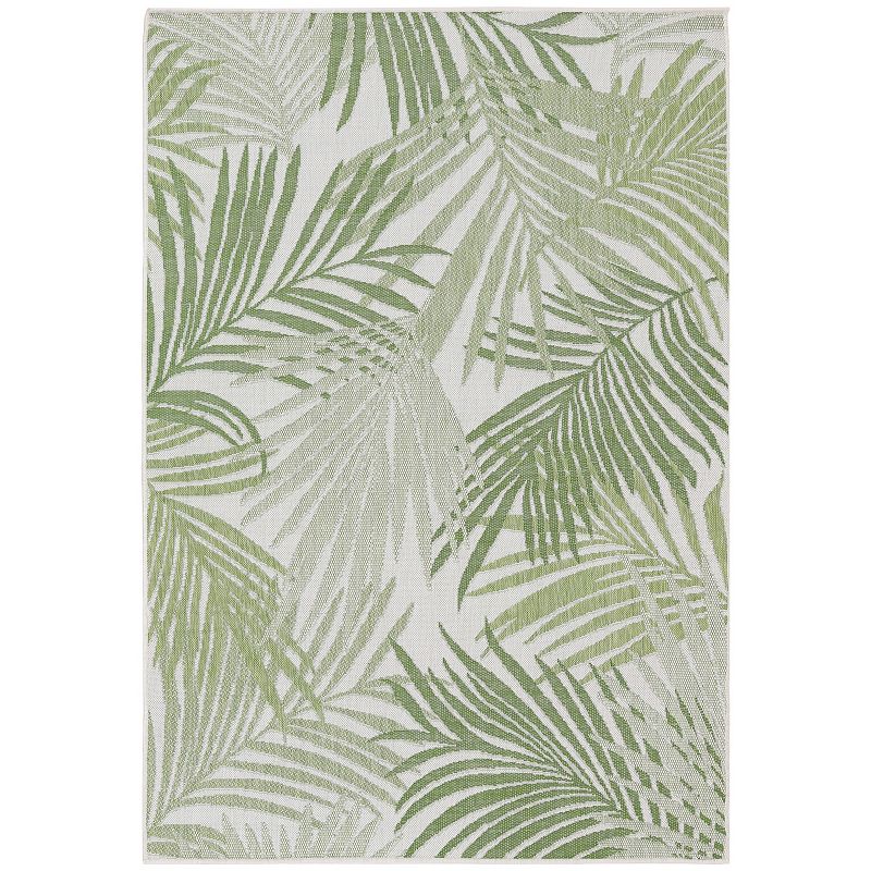 Sunnydaze Tropical Illusions Outdoor Area Rug - Verdant - 5 ft x 7 ft