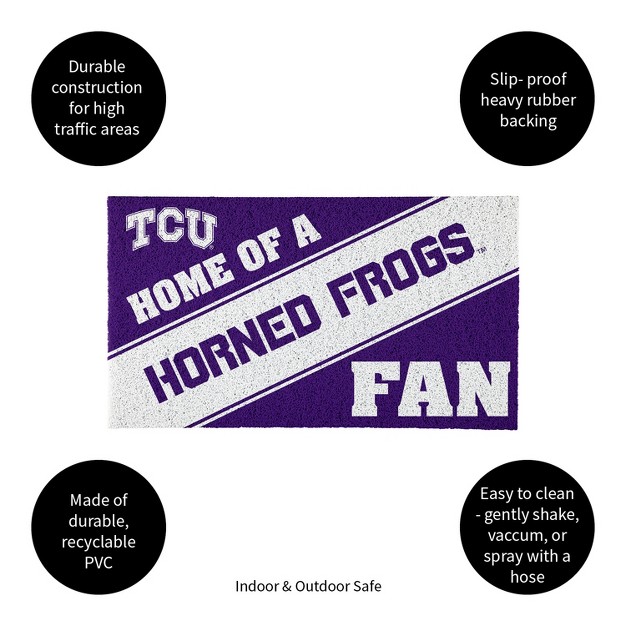 Evergreen Texas Christian University Pvc Mat Color