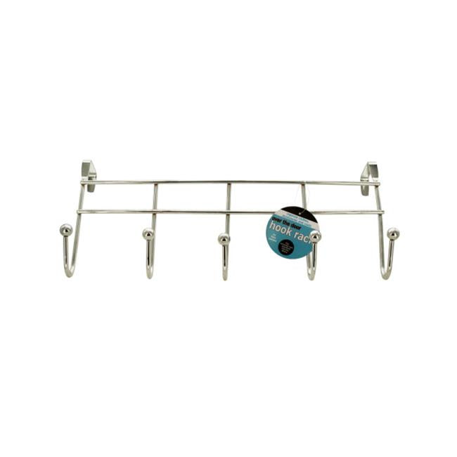 Bulk Buys OD909-4 Over The Door Hook Rack -Pack of 4