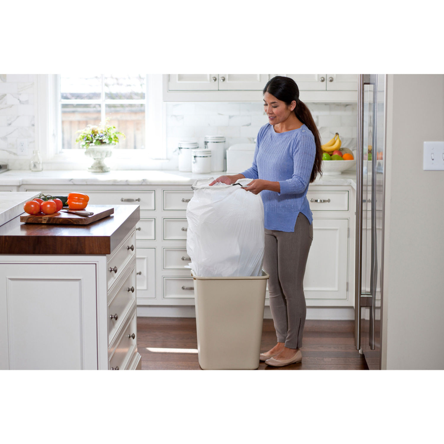 ForceFlex Tall Kitchen Drawstring Trash Bags by The Clorox Company CLO78361CT