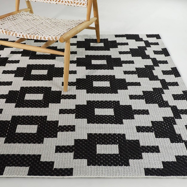 Monika Ikat Rectangular Indoor outdoor Rug Balta Rugs