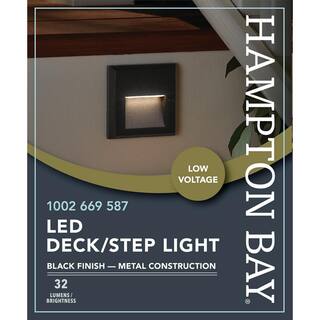 Hampton Bay 10-Watt Black Outdoor Integrated LED Landscape Path Light JAO2601LM-2