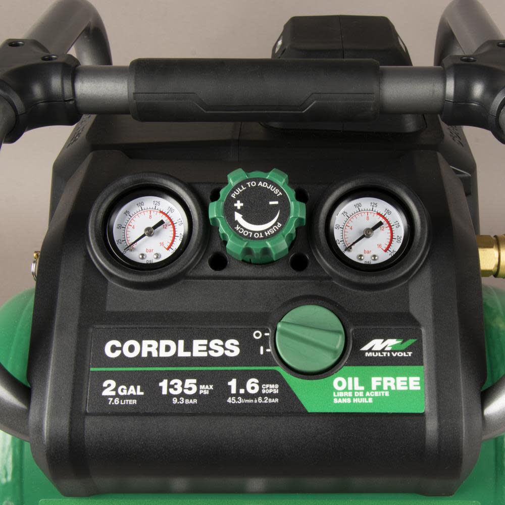 Metabo HPT 36V MultiVolt 2 Gallon Cordless Compressor EC36DAQ4M from Metabo HPT