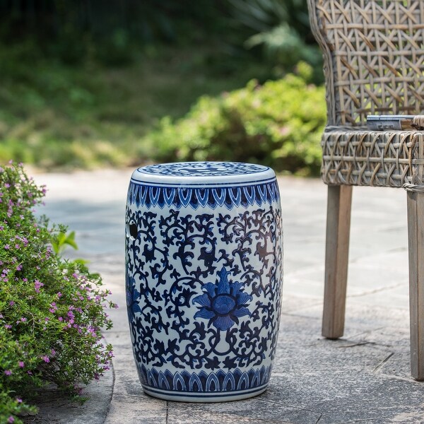 CUSchoice Ceramic Garden Stool