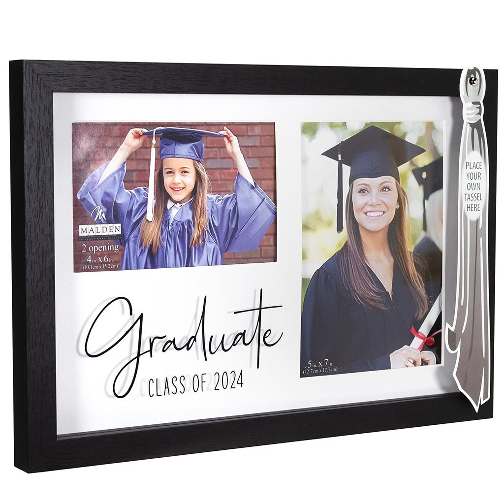 Malden  Graduate Class of 2024 Shadow Box Frame Holds 2 Photos - 4