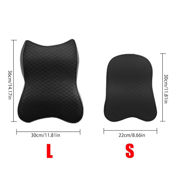 Willstar Universal Auto Car Seat Headrest Neck Rest Cushion Memory Foam Cushion Head Rest Car Headrest Pillow for Travel Support