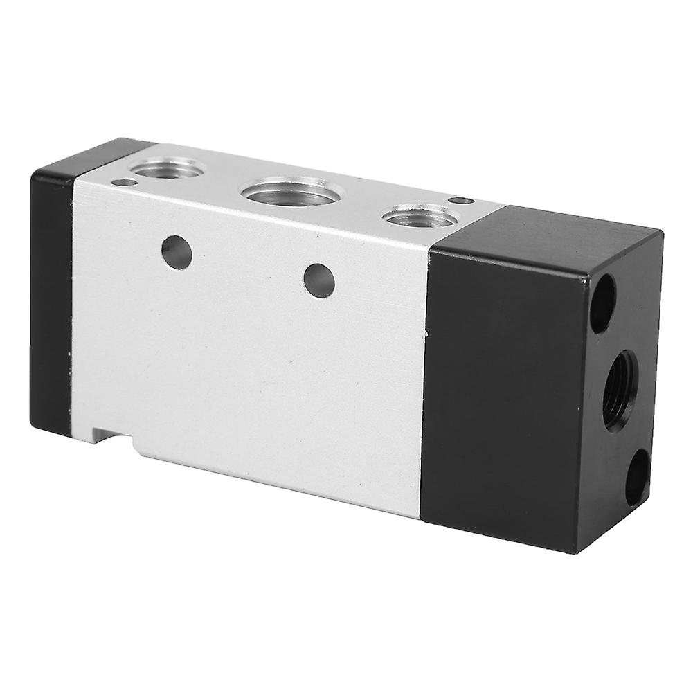 2-position 5-way Pneumatic Control Valve Air Valve Aluminum Alloy Mechanical Accessory4a310-10 G3/8 Inch