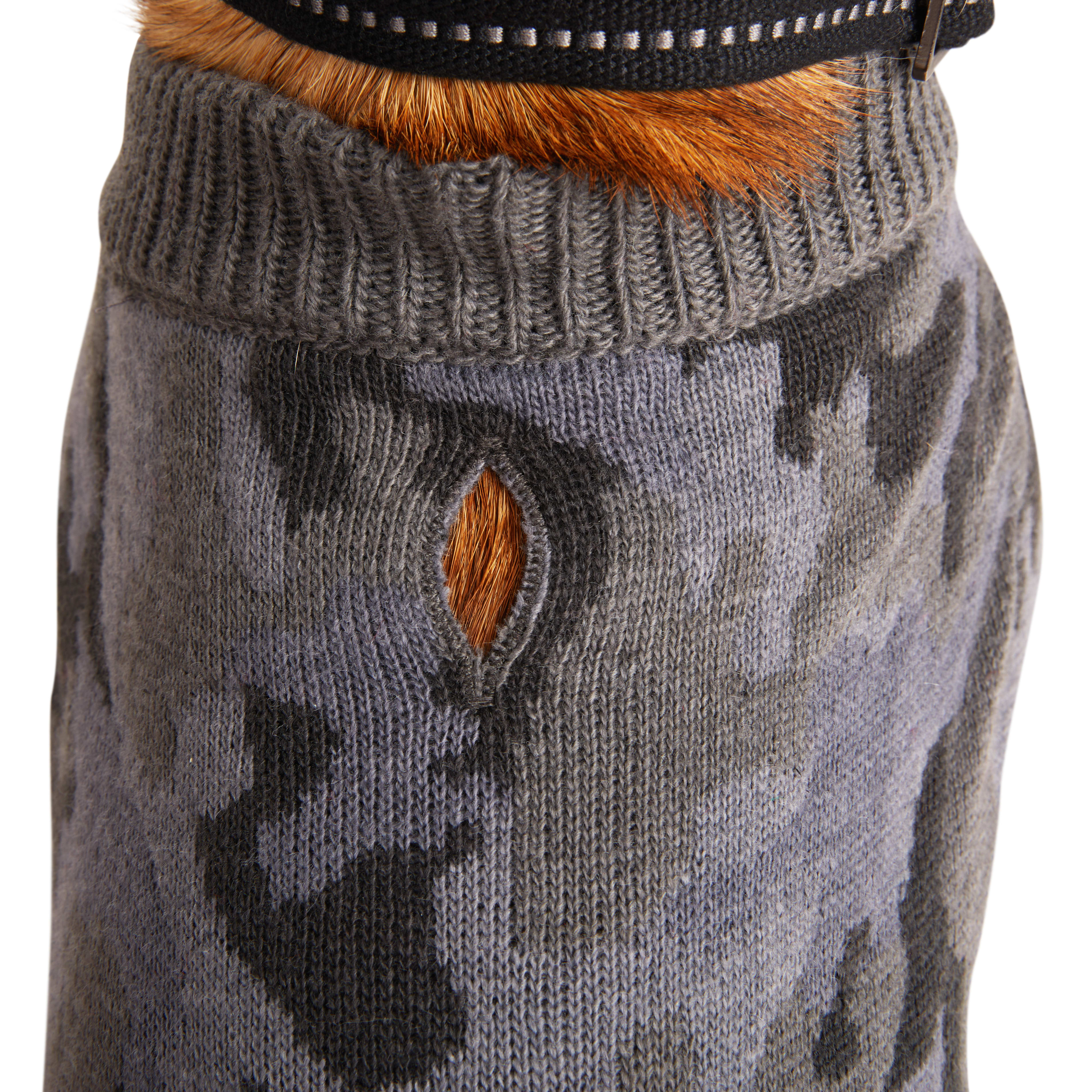 Reddy Camo Dog Sweater， X-Small