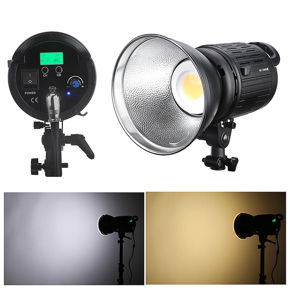 Hc-1000b Led Video Light 3200k/5500k 100w For Mount 100-240v - Adjustable Color Temperature And Brightness， 5 Groups/16 Channels， Fsk 2.4g/ Remote Con