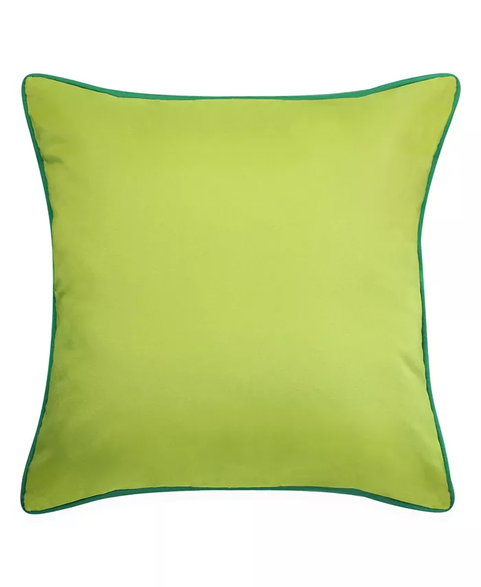 Edie@Home Outdoor Gingham Decorative Pillow， 20 x 20