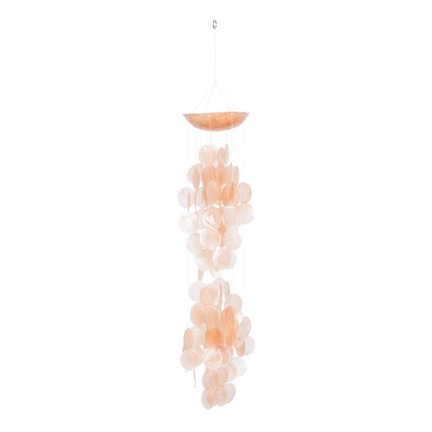 X 5 quot Glass Coastal Abstract Windchime Olivia amp May