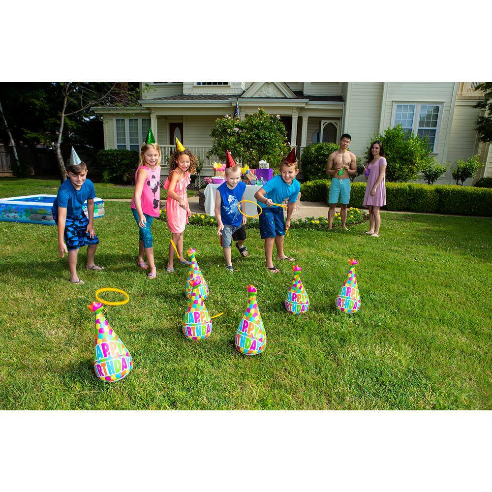 Poolmaster Party Hats Swimming Pool and Yard Ring Toss Game 86201