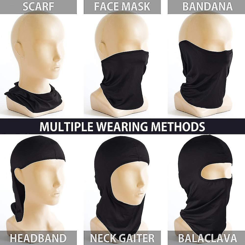 Soft Equipment Outdoor Riding Motorcycle Windproof Sunscreen Dust Mask Headgear Mask Hat Summer Cool Neck Leggings， Uv Protection Motorcycle Ski Scarf