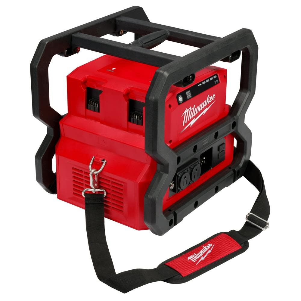 Milwaukee M18 CARRY ON 3600with 1800W Power Supply Shoulder Strap and HIGH OUTPUT HD 12.0Ah Battery 4pk Bundle 2845-20-1812 from Milwaukee