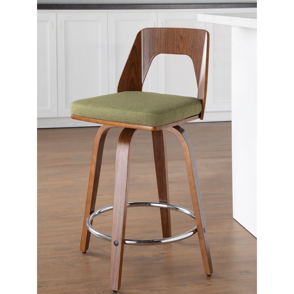 Carson Carrington Culnady Mid century Modern Counter Stool (Set of 2)