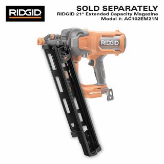 RIDGID 18V Brushless Cordless 21 3-12 in. Framing Nailer with Brushless Jig Saw (Tools Only) R09894B-R8832B