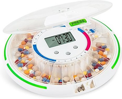 Live Fine 28-Day Organizer Automatic Pill Dispenser