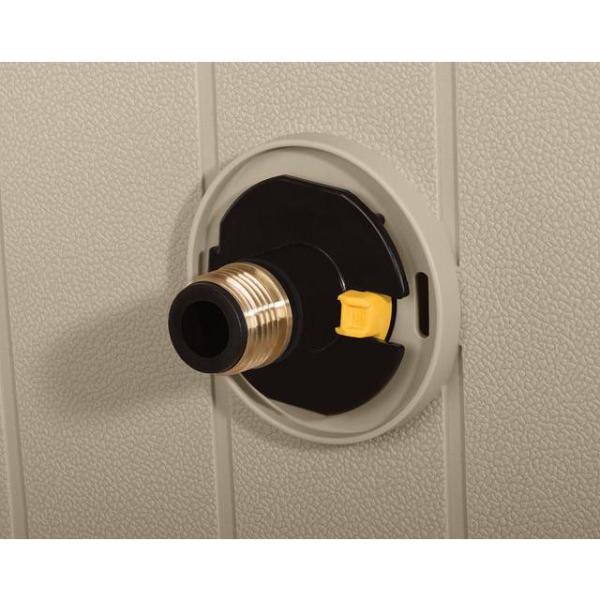 Suncast 225 ft. Smart Tube Hose Hideaway with Brass Connections - Light Taupe CPLSMT212B