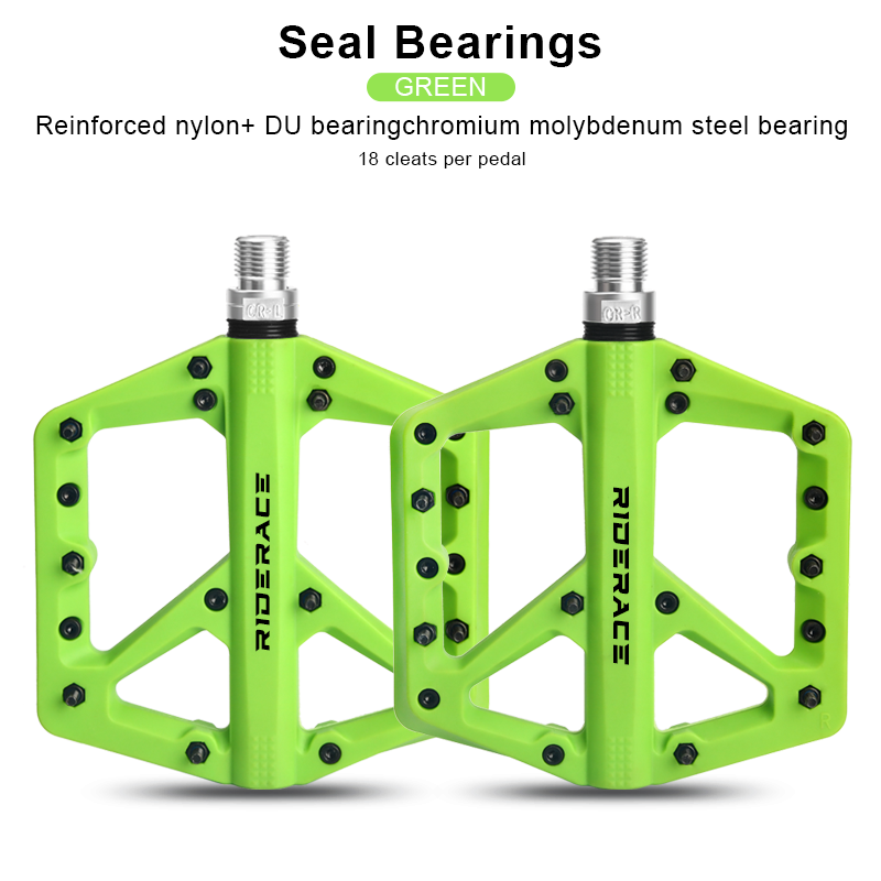 Ultralight 3 Bearings Bike Pedals Nylon Anti Slip Footboard Sealed Bearing Mountain Road Bicycle Pedals Cycling Accessories