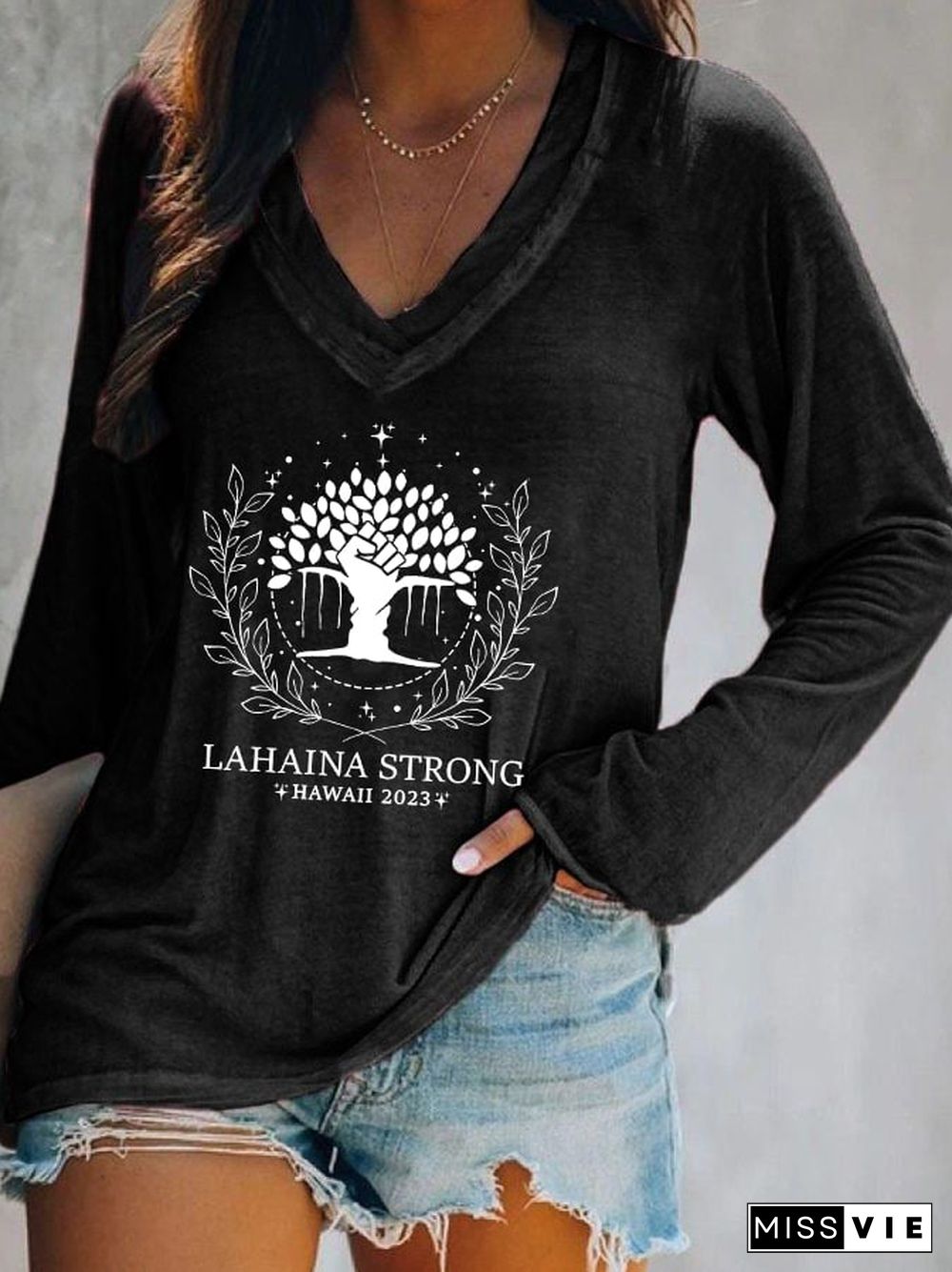 Women's Lahaina Strong Casual T-Shirt