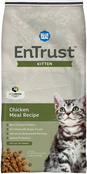 Blue Seal EnTrust Kitten Chicken Meal Recipe Dry Cat Food