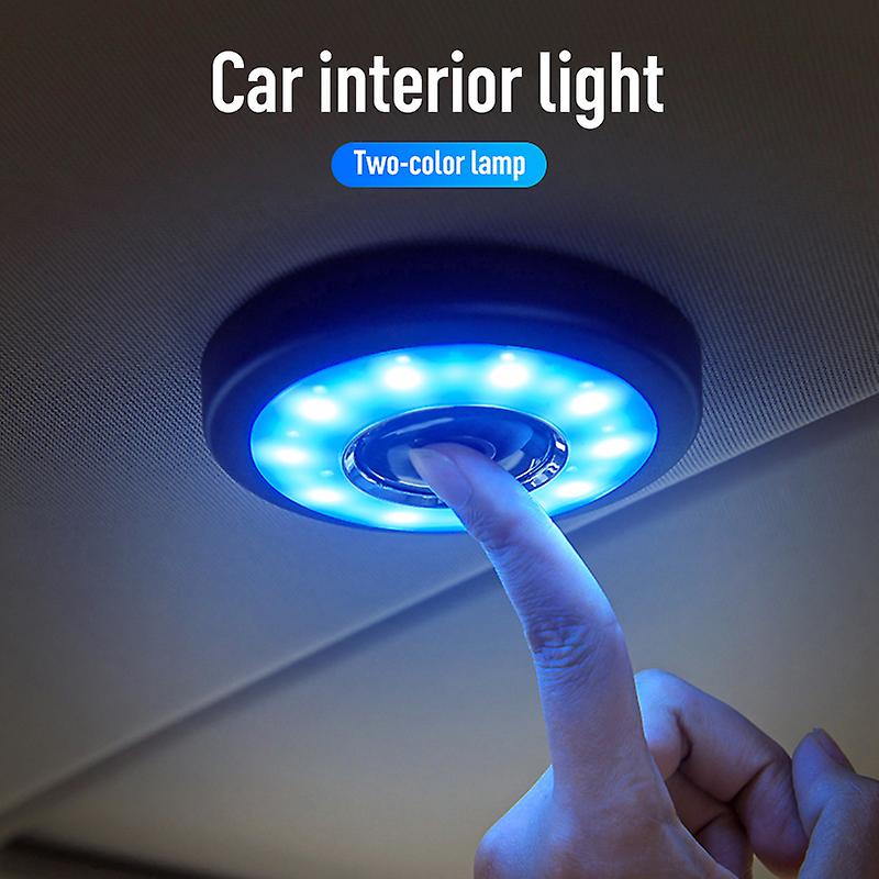 Wireless Car Roof Led Reading Light Portable Usb Charging Car Interior Lamp