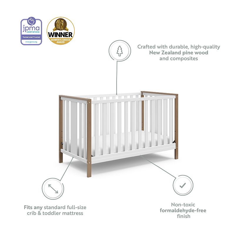 Storkcraft Modern Pacific 4-In-1 Convertible Crib