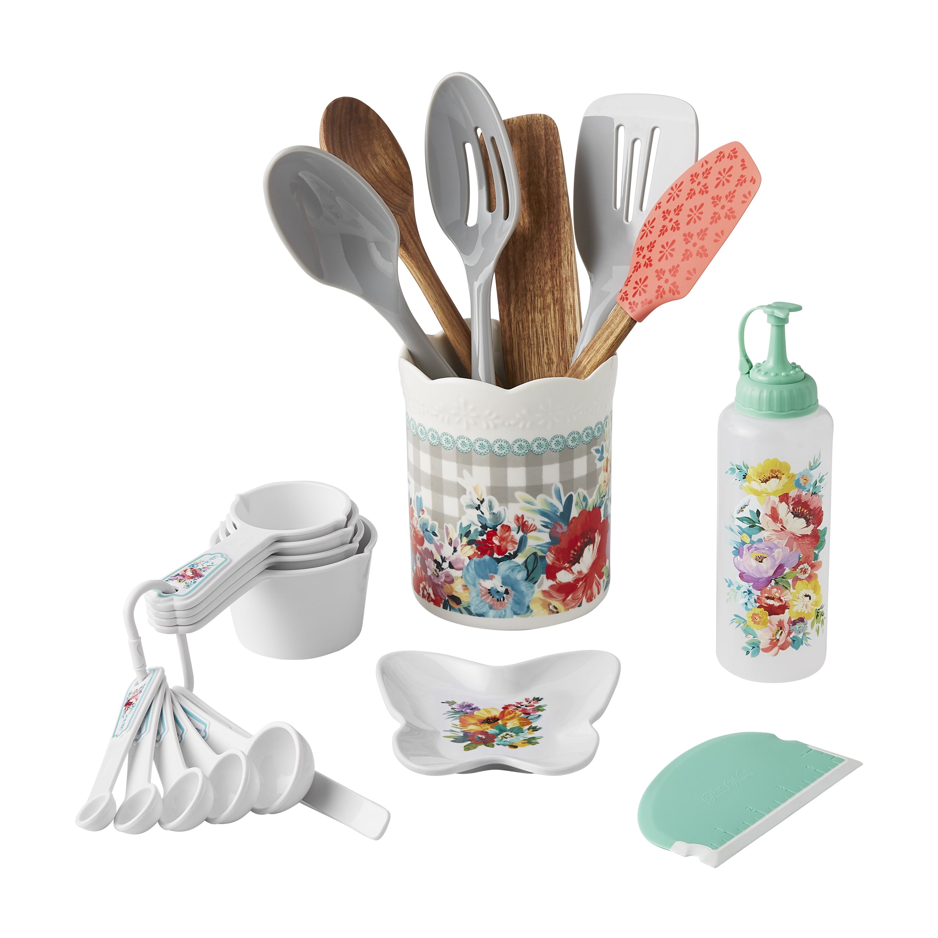 The Pioneer Woman 20-Piece Kitchen Gadget Set, Sweet Romance